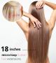 18 Inch Micro-loop Hair Extensions (Micro-Beads) - Human Hair