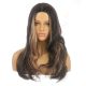 DM2031316-v4 Brown Balayage Long Synthetic Hair Wig 