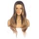 DM2031318-v4 Ombre Caramel Brown Long Synthetic Hair Wig 