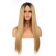 FU190302668 - Long Ombre Blonde Synthetic Hair Wig [Final Sale]