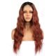 FU190322678 - Long Dark Auburn Synthetic Hair Wig [Final Sale]