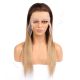 Ava - Long Ombre Blonde Remy Human Hair Wig 18 Inches