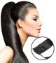 ponytail synthetic hair extensions	black brown #1b