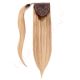 Rooted Honey Blonde Highlights #4t12/613  Wrap Ponytail Hair Extensions - Human Hair 