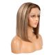 Zoey #2 - Short Ombre Blonde Remy Human Hair Wig 14 Inches Bob Wig 