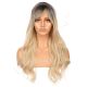 DM2031262-v4 - Long Ombre Blonde Synthetic Hair Wig With Bang 