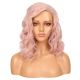 DM2031368-v4 - Short Pastel Pink Synthetic Hair Wig