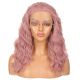 X1707495-v4 - Long Pink Synthetic Hair Wig 