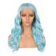 Amelia - Long Blue Synthetic Hair Wig [Final Sale]