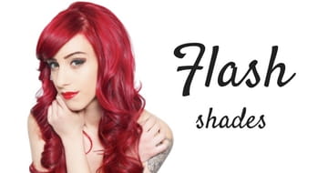 Flash shades of hair extensions