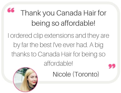 Hair extension delivery in Toronto