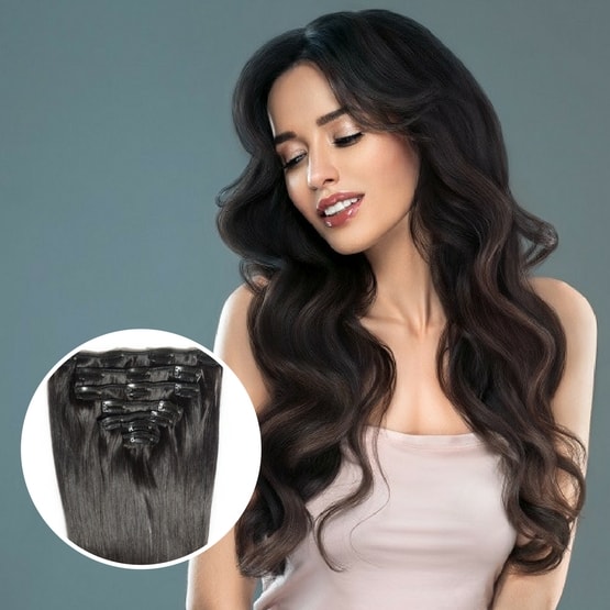 Buy clip in hair extensions in Canada